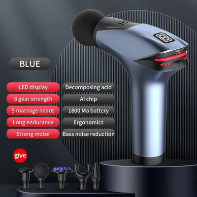 Νανό Σιλικόνη Gel χειριστή Ηλεκτρικό Πιστόλι Μασάζ για φορητή βαθιά ιστούς Fascial Ανάκαμψη