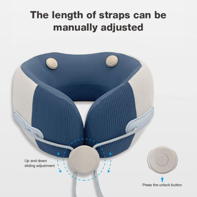 Υπερκόκκινη φυσιοθεραπεία U σχήμα μασάζ λαιμού με μασάζ δονήσεων και λειτουργία θερμότητας