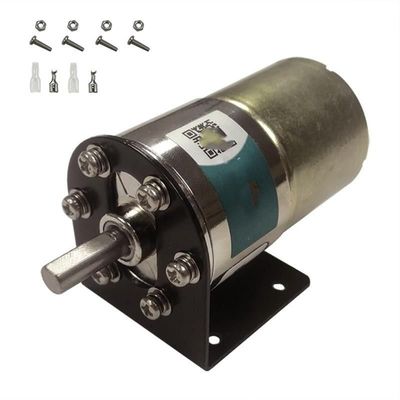 37mm Διαμετρήματος κιβώτιο ταχυτήτων Μεγάλη μείωση ροπής κινητήρα ανθεκτικό για μεγάλο χρονικό διάστημα 12V 150rpm
