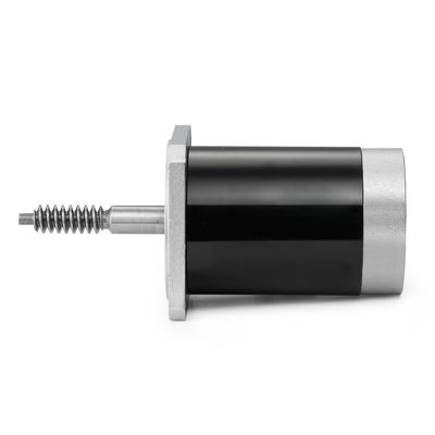 Ρυθμίσιμη ταχύτητα και αντίστροφος 24V 100W βουρτσισμένος κινητήρας συνεχούς ρεύματος για μαύρα βιομηχανικά μηχανήματα