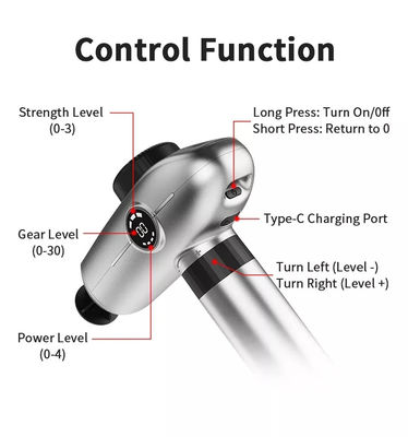 Μασάζ οθόνης LCD Vibration 30 Speed Μίνι μασάζ για χαλάρωση ολόκληρου του σώματος
