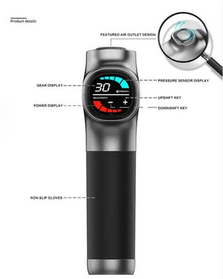 Νάνο Σίλικας Ζελέ Χάνδερ 30 ταχύτητα μυϊκό μασάζ όπλο για την απελευθέρωση της φασίας και την ανακούφιση από τον πόνο