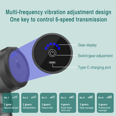 Μηχανή Vibration για Μασάζ Σώματος 2024 Πυροβολιστικό Πυροβολιστικό για Μασάζ Βαθιάς Μυαλίας