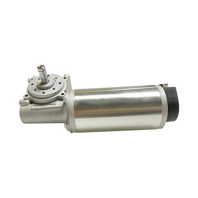 Μεγάλη ροπή 63 mm Worm Gear Brushed DC Motor για εφαρμογές βαριάς χρήσης