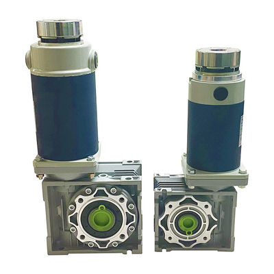 90mm Worm Gear DC κινητήρας 250W 12V 24V D άξονας τύπου 50rpm YLP 80BL-154-3