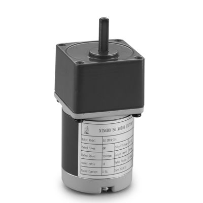 Ρυθμίσιμη ταχύτητα 60mm 24v 5w Εύκολη στη λειτουργία βούρτσισμένος κινητήρας συνεχούς ρεύματος YLP 80BL-154-3