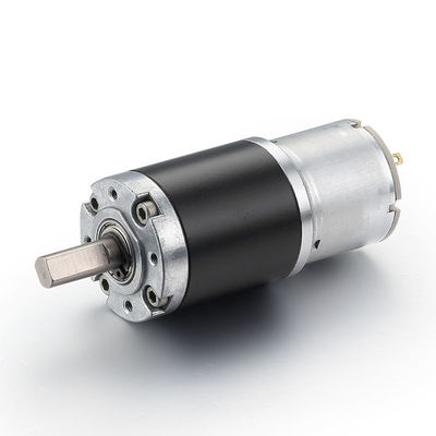Μεγάλη ροπή 0.03-2N.m 36mm DC κινητήρας πεζοδρόμου με χαμηλό θόρυβο και μαύρο χρώμα 12V 24V