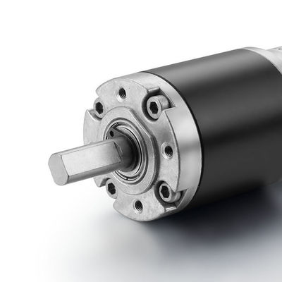 Μεγάλη ροπή 0.03-2N.m 36mm DC κινητήρας πεζοδρόμου με χαμηλό θόρυβο και μαύρο χρώμα 12V 24V