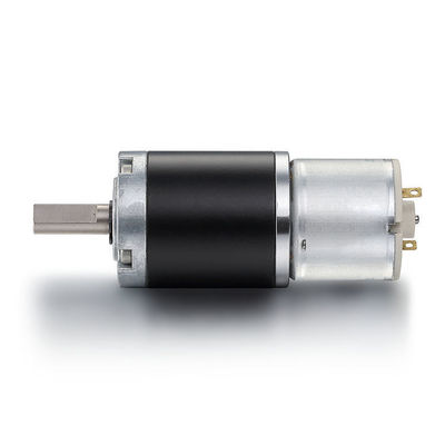 Μεγάλη ροπή 0.03-2N.m 36mm DC κινητήρας πεζοδρόμου με χαμηλό θόρυβο και μαύρο χρώμα 12V 24V