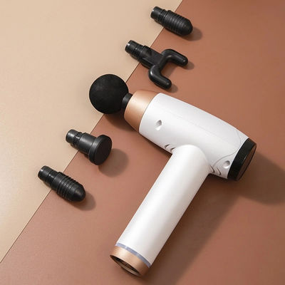 Ελκτρικό όπλο μασάζ με 6 κεφαλές 30 ταχύτητες LCD οθόνη και φόρτιση USB 1kg