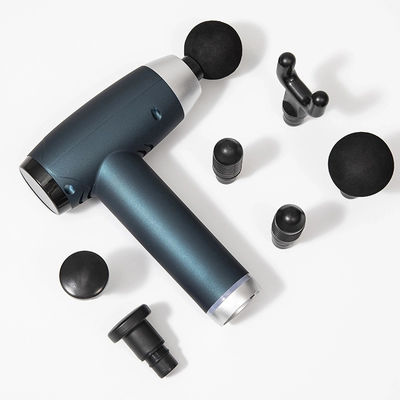 Ελκτρικό όπλο μασάζ με 6 κεφαλές 30 ταχύτητες LCD οθόνη και φόρτιση USB 1kg