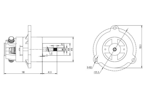 110V/220-230V μονοφασικός ηλεκτρικός κινητήρας εναλλασσόμενου ρεύματος για πεζοδρόμιο 50/60Hz 4000 στροφές ανά λεπτό