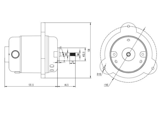 Υψηλής ταχύτητας 4000 στροφές ανά λεπτό 120v 240v 50/60Hz AC Universal Electric Motor 15w 20w για διάδρομο