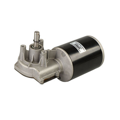 76MM 12V DC κινητήρας ταχυτήτων 200W δεξί γωνιακός άξονας 80RPM 90 βαθμούς Worm Gearbox